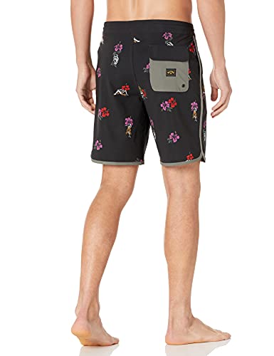 Billabong Men's 73 Lo Tides Boardshort, 4-Way Performance Stretch, 19 Inch Outseam2