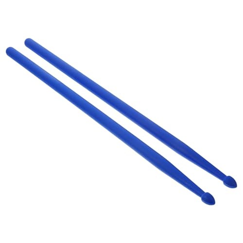 Kisangel 1 par de baquetas de nylon para batería - agarre para práctica de percusión, ligero y mazas para principiantes, adecuado para tambores de lengua, marimbas y xilófonos miniatura 1