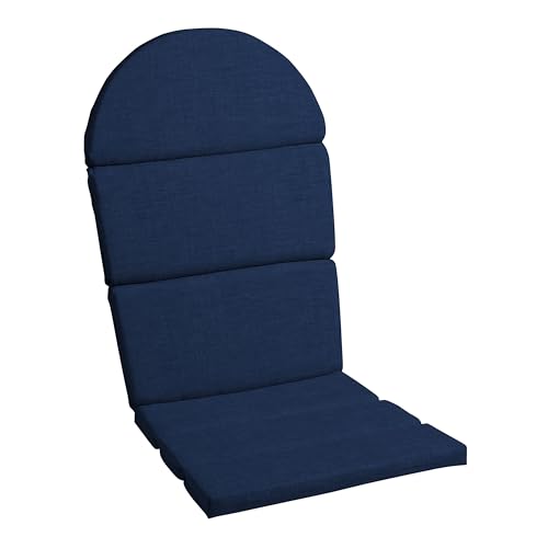 Arden Outdoor Foam Adirondack Cushion, 21.5 x 19, Water Repellent, Fade Resistant, Foam Cushion for Adirondack Chairs Sapphire Blue Leala