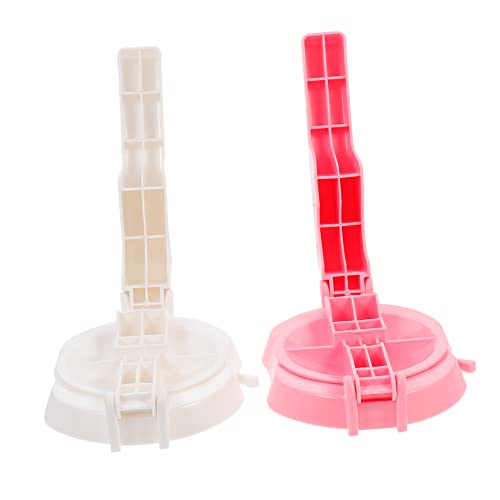 Cabilock 2pcs Dumpling Wrapper Presser Kitchen Tool Manual Tortilla Press for Homemade Dumplings Ravioli Tortillas Plastic Easy to Use Housewarming present