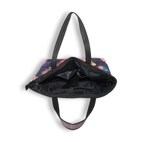 Image of Women Tote Bag, Large Shoulder Hobo Bags Casual Handbags Big Capacity Shopping Work Bag for Vacation, 5