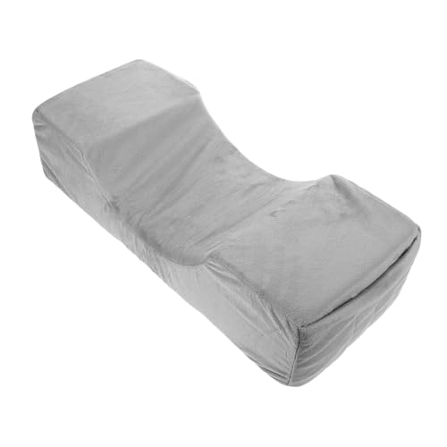 PATKAW 字型まげエクステ枕 エルゴノミックデザインスポンジクッション 首サポート ネックピロー 美容サロン用 自宅用 洗えるカバー付き 再利用可能