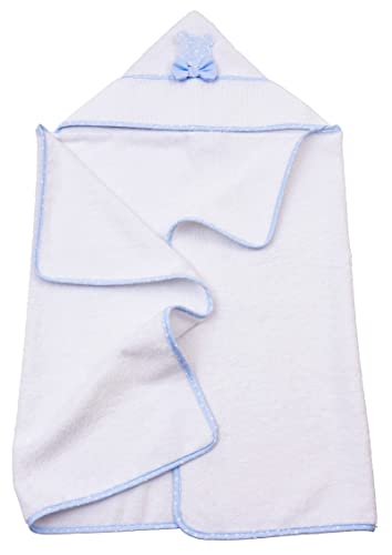 Filet - P1509B Sortie de Bain en Éponge de Coton, 60 x 100 cm, Idéal pour Bébé de 6 à 12 Mois,...