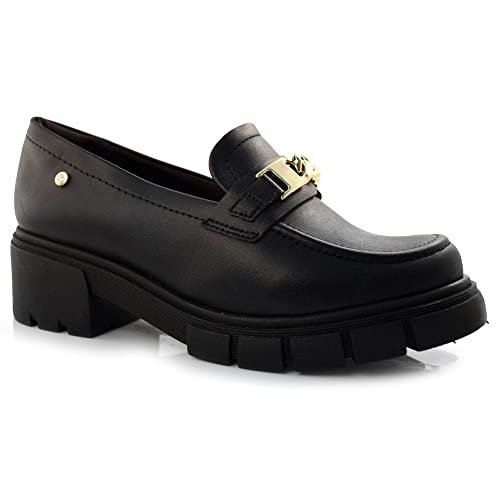 Sapato Ramarim 2312103 Mocassim Oxford Casual Tratorado Feminino
