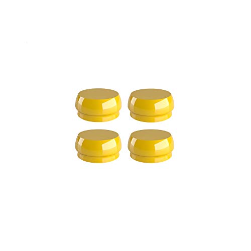 IQ-Rhein Equator Retentive Caps Xtra-Soft, Yellow 0.6kg/1.3lbs (4-Pack)