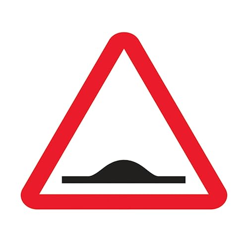 Panneau réfléchissant Speed Ramps Ahead V Safety en alu composite résistant aux intempéries