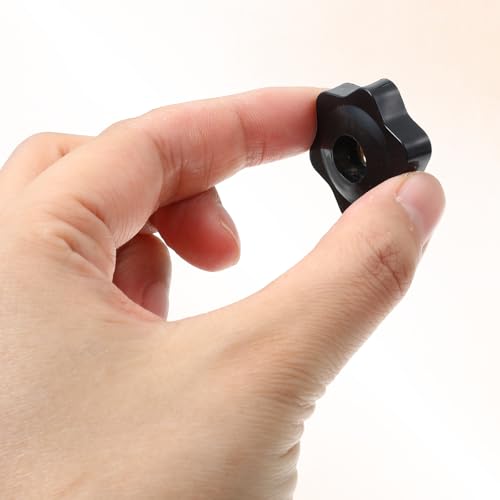 Sterngriffmutter M6 6 Stück, Rändelmutter Äußerer Durchmesser 32mm Sterngriffmutter Innengewinde Messing Flügelmuttern für Maschinen und Anlagen, Möbel, Werkzeugmaschinen, Fitnessgeräte