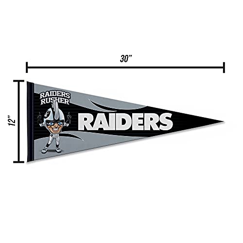Image of Rico Industries NFL Football Mascot inch 12 inch x 30 inch Felt Wall Decor Pennant - Great for Home /Bed Room /Man Cave Decor