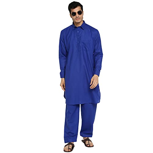 Image of Royal Kurta Men's Cotton Pathani Suit
