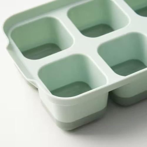 Image of IKEA SPJUTROCKA Ice Cube Tray with Tray, Multicolor - 2 Pack