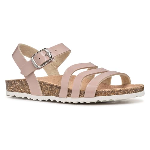 Geox - J Adriel Girl F, Sandalia Niñas, Lt Rose,