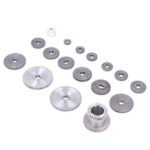 Cortador de Fresado de Engranajes, 17 Piezas / Juego de Alta Precisión, Engranajes de Torno, Tecnología de Molino de Precios, Hierro Gris HT250 para Mini Tornos