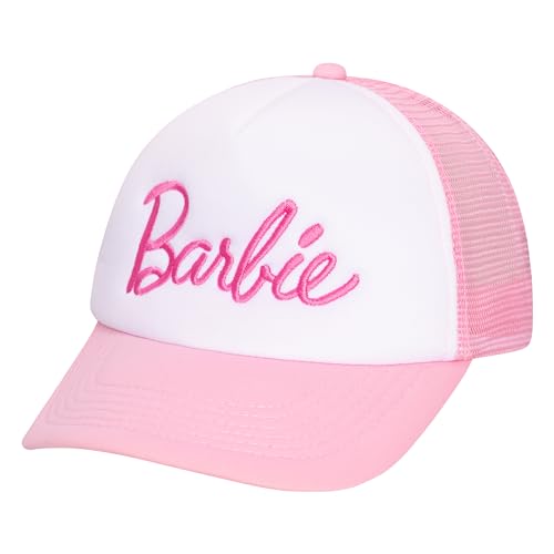 Barbie Baseball Cap for Women Soft Cotton Womens Cap with Curved Brim Adjustable Snapback Hot Pink Baseball Cap