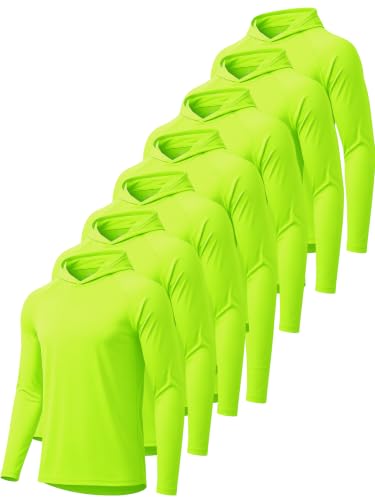 Image of Hoodies for Men UPF 50+ Sun Protection Fishing Shirts Long Sleeve Lightweight Rash Guard Shirt UV SPF Sweatshirt