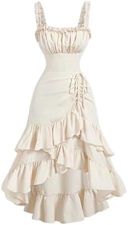 SOLY HUX Women's Layered Ruffle Hem Dress Sleeveless Ruched Asymm...