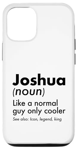 Joshua Like A Normal Guy Only Cooler Legend King �t�@�[�X�g�l�[�� �X�}�z�P�[�X iPhone 12/12 Pro �p
