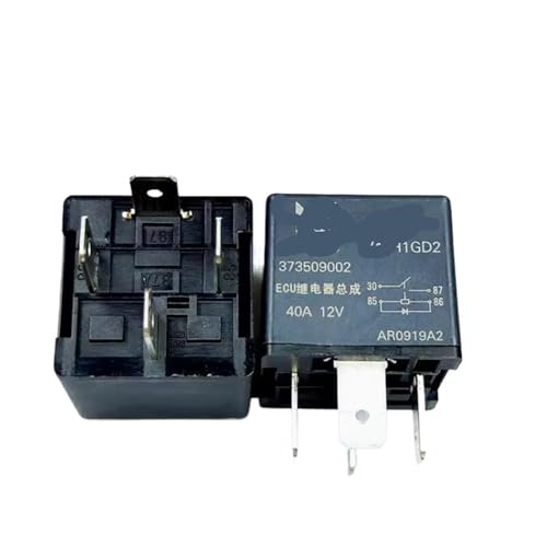 Relais 12V 40A 4 broches avec boîtier robuste isolant haute durabilité