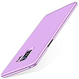 TORRAS Slim Fit Galaxy S9 Case Hard Plastic PC Ultra Thin S9 Mobile Phone Cover Case with Matte Finish Coating Grip Compatible with Samsung Galaxy S9, Lilac Purple