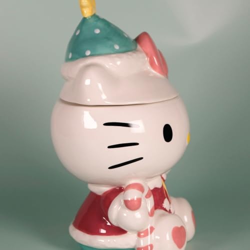 Tarro de galletas Hello Kitty para decorar la cocina con dulces de Navidad 3