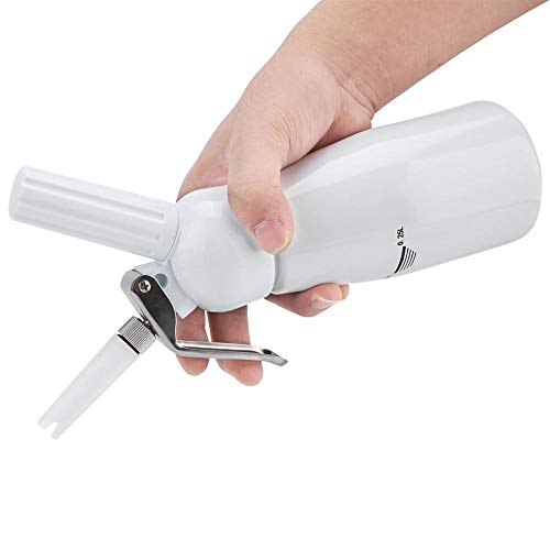 Whipped Cream Dispenser, 250Ml Portable Red Aluminum Whipped Cream Butter Dispenser Whipper Foam Maker for Coffee Cake Dessert DIY Tool(1 White) -  Worii, Woriidgrsyc2i0w-02