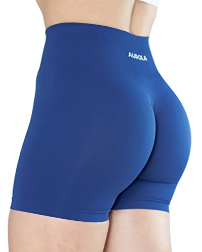 Image of AUROLA Dream Collection Women Workout Shorts High Waist Gym Shorts, Scrunch Butt Seamless Athletic Shorts