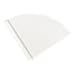 Fenteer -Kaffeefilter, Kaffeefilterpapier 50 Count natürliche ungebleichte -Kaffeefilter passend für Tropfkaffeemaschine (2-6)