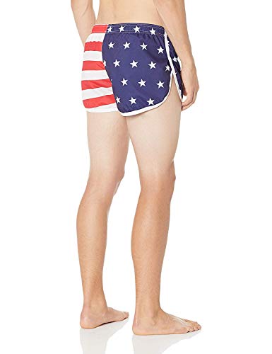 UZZI Men's Basic Running Shorts Swimwear Trunks2