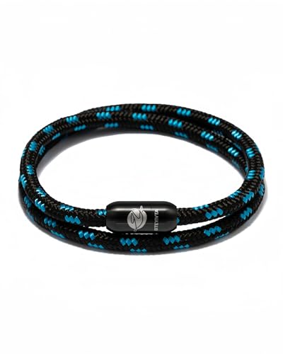 Bteyivta Handmade Nautical Rope Bracelet For Men Sunproof Colorfast Surfer Braided Paracord Bracelet Unique Choice For Men cover