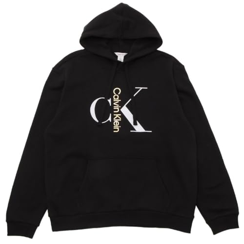 [カルバンクライン]パーカー フーディー CALVIN KLEIN ミックスド ロゴ モノグラム スウェット ブラック メンズ 40QC403UB1 002 MIXED LOGO MONOGRAM BLACK M [並行輸入品]のサムネイル