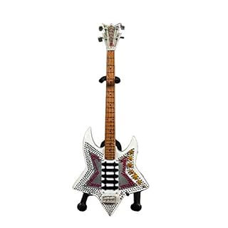 AXE HEAVEN BC-279 Bootsy Collins Space Bass Mini Guitar, White - Les Beatles, Paul McCartney, John Lennon, RIngo Starr, George Harrison