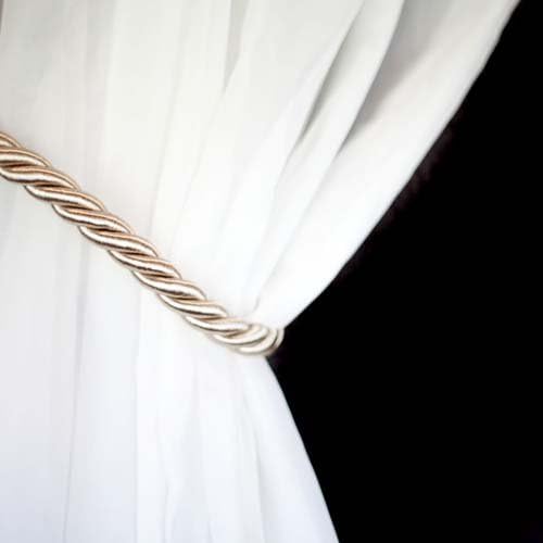Tony's TextilesKnightsbridge Rope Tie Back - Coffee/Beige