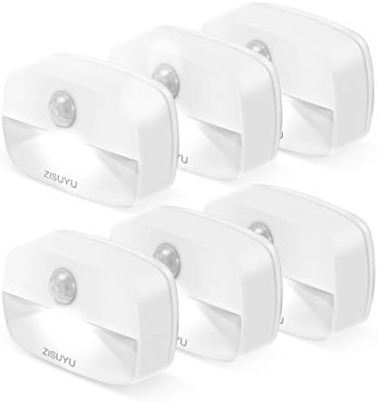 ZISUYU Motion Sensor Light Indoor Led Night Light Stick on Nightlight Battery Operated Lights for Hallway Stair Bathroom Closet Bedroom (Patent Applied)