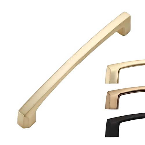 Image of 5 Inch Brushed Gold Cabinet Pulls - Kitchen Handles for Cabinets, Cupboards, Drawers and Dressers - 10 Pack