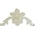 Ekena Millwork ONL18X13X01BE 18 1/2"W x 13 1/2"H x 1 1/2"P Beaded Center Onlay