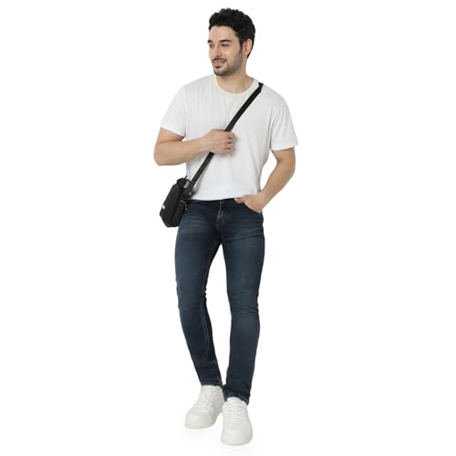 Image of Spykar Men's Slim Fit Low Rise Casual Jeans