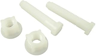 Danco 80822 Toilet Seat Hinge Bolts, White (2 PACK)