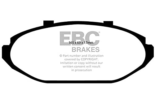 Brake Disc Rear 9/10mm Thickness Fits Hyundai Accent Getz i20 Kia Rio EBC Brakes