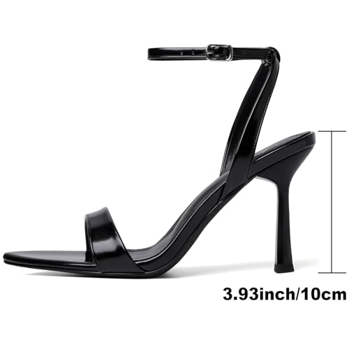 Image of Mostrin Heels for Women Strappy Pointed Open Toe Stiletto High Heeled Sandals