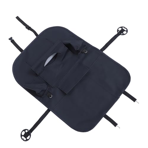 PRETYZOOM Organizador de Asiento de Coche de Protector de Respaldo Bolsa de Almacenamiento para Vehículos y Suvs de Instalar y Limpiar Color Negro