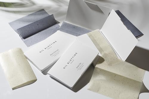 oil blotting paper 100 sheetspack of 1  natural black charcoal facial tissues with premium washi japanese paper portable easy dispensing made in japan skin-care amp makeup essential