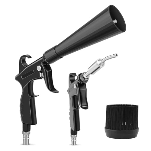 YIEMIZDK Car Air Blow Gun Kit for Interior & Dust Removal