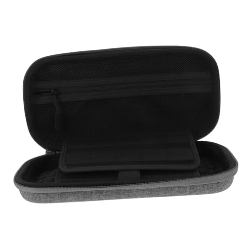 Estuche rígido protector para consola de juegos funda de almacenamiento portátil y organizador gris