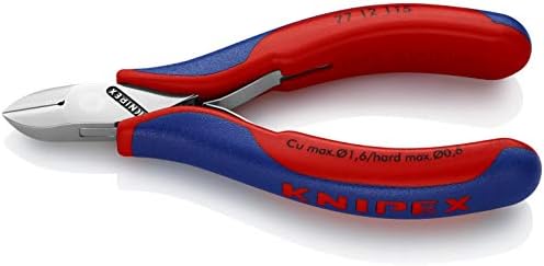 KNIPEX 77 12 115 Comfort Grip Electronics Diagonal Cutters image 2