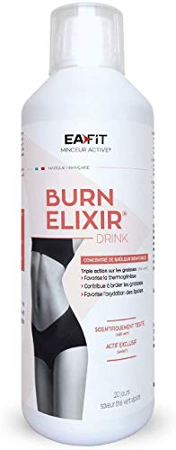 EAFIT MINCEUR Ultra Slim Burner - Complément Alimentaire Bien Être, Formule Minceur + Anti-Retention d'Eau - Perte de Poids Naturelle et Sculpture du Corps - Fabriqué en France - Saveur Fruitée 500ml