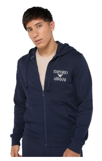 Emporio Armani Men's Iconic Terry Zip Up Hoodie4