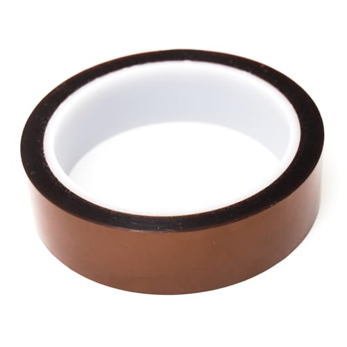 Image of Bertech High-Temperature Polyimide Masking Tape, 1 Mil Thick x 1 1 /4 Inch x 36 Yards - UL Recognized