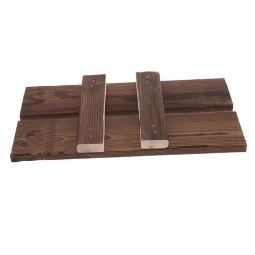 Healifty Unique Aquarium Decor 4pcs Wooden Tank Board Fish Bowl Accessory Goldfish Tank Ornament Water Feature