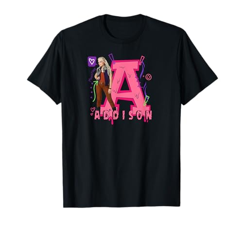 T-shirt Disney Zombies 2 Addison pour fille en coton rose doux