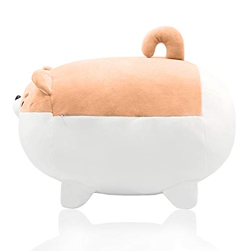 Auspicious Beginning 19.6" Stuffed Animal Shiba Inu Plush Toy Anime Corgi Kawaii Plush Dog Soft Pillow, Plush Toy Gifts For Boys Girls #TOP2
