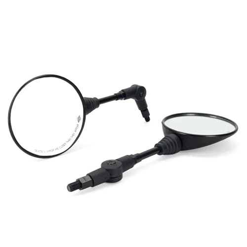 Espejos universales M10 para moto con retrovisores plegables de 10mm en sentido horario a ambos lados